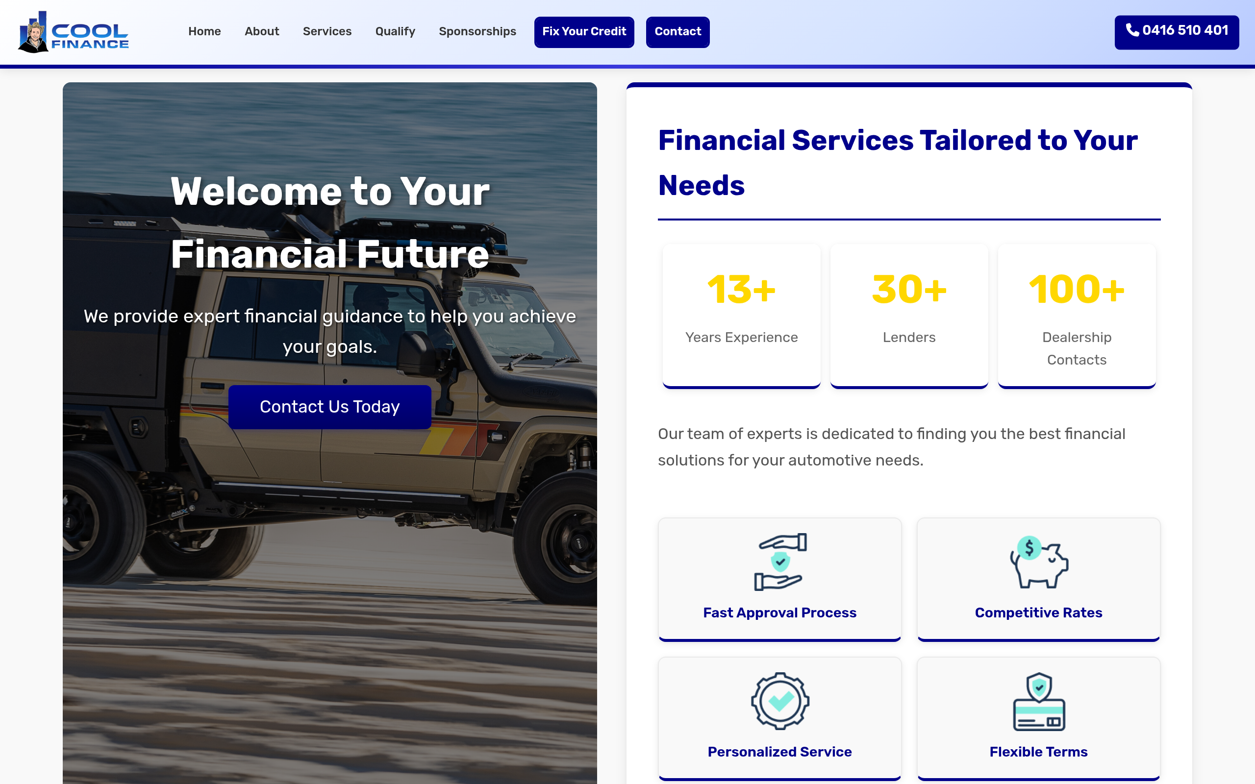 Live preview of Cool Finance